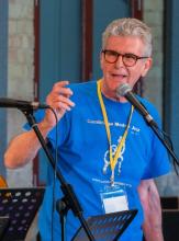 David Gower in action